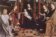 Gerard David The Virgin and Child with Saints and Donor France oil painting artist